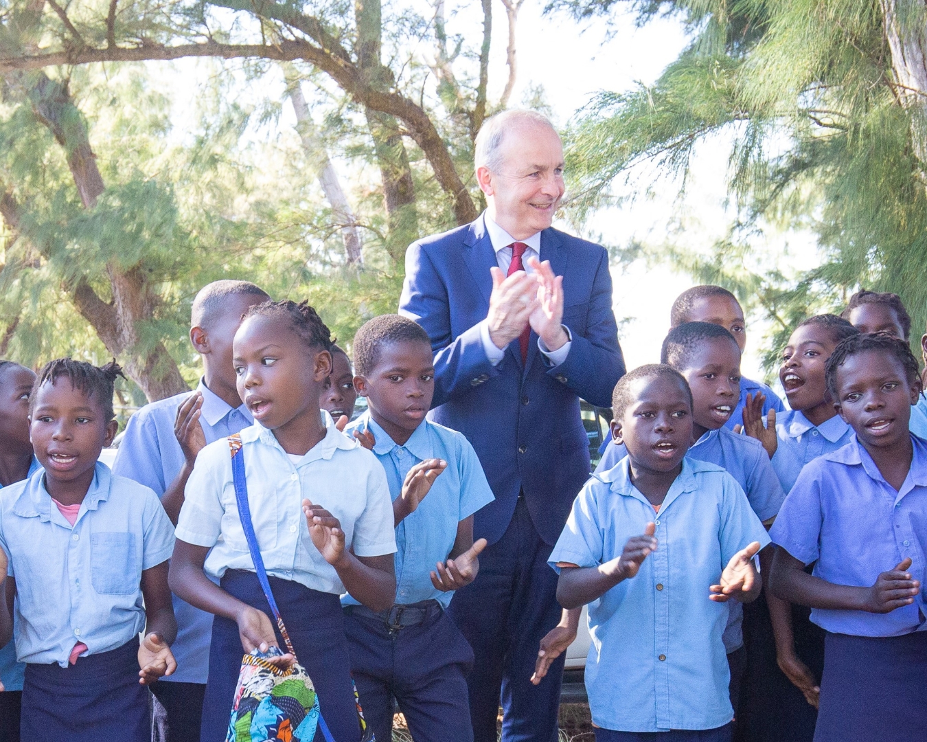 Tánaiste Micheal Martin in Mozambique